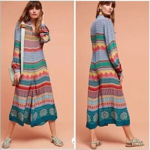 Anthropologie Jumpsuit Size 12 Siddhartha Bansal NWT Colorful‎ Maximalist Boho